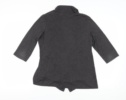 Per Una Women's Grey Wrap Blouse, Size 14, Cowl Neck