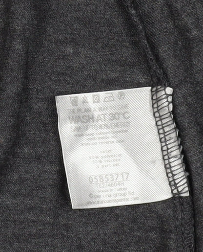 Per Una Women's Grey Wrap Blouse, Size 14, Cowl Neck