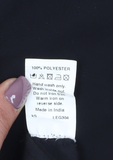 River Island Women's Black Beaded Jumpsuit Size 8