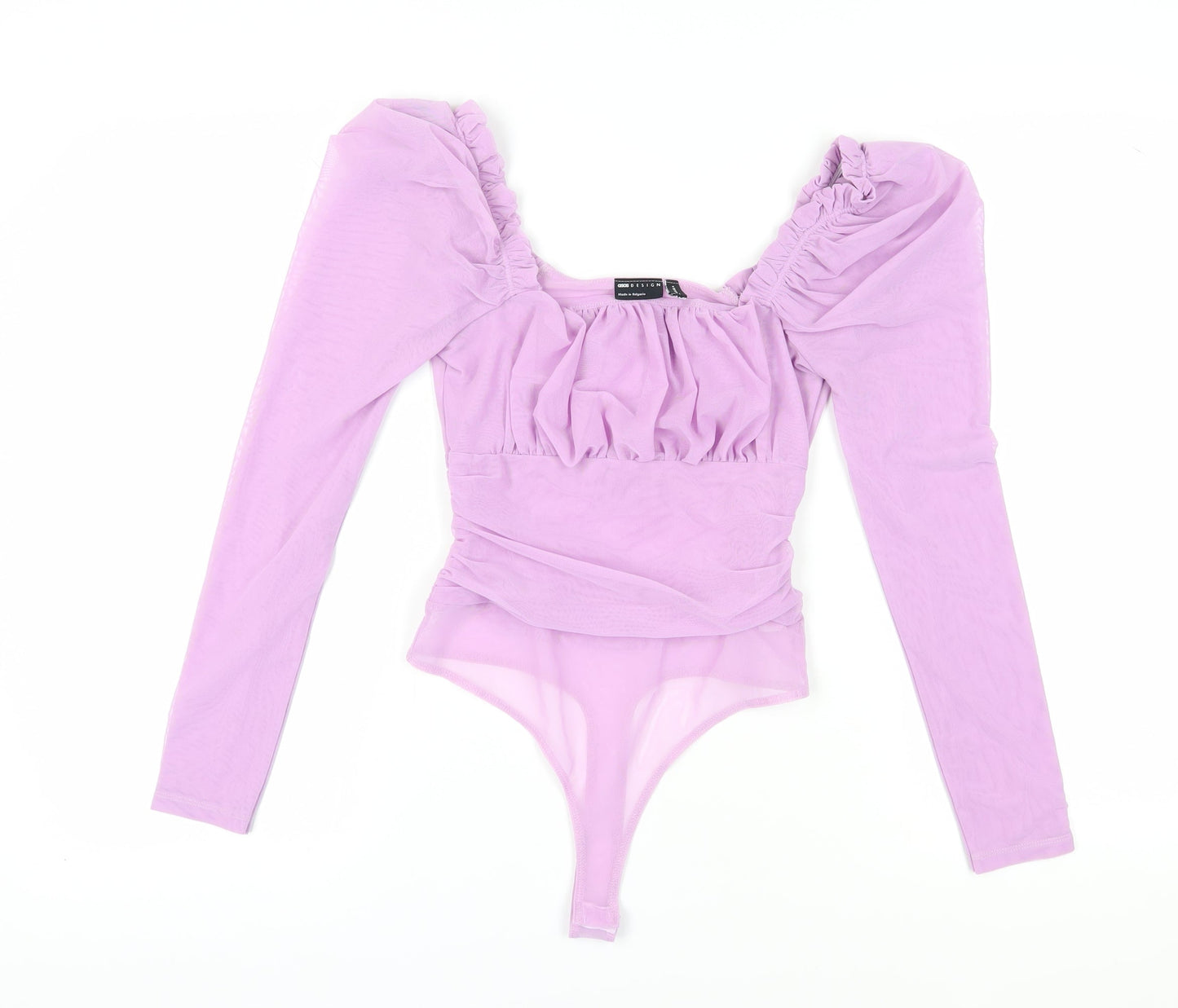 Womens UK Size 8 ASOS Design One-Piece Purple Bodysuit