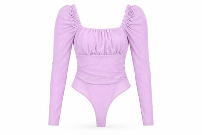 Womens UK Size 8 ASOS Design One-Piece Purple Bodysuit