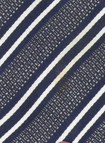 Chester Barrie Men's Blue Striped Silk Tie One Size