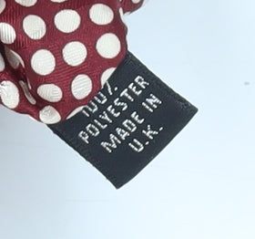 Jacques Estier Men's Red Polka Dot Tie