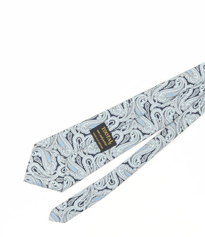Tootal Men's Blue Paisley Polyester Vintage Tie