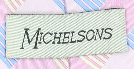 Michelsons Men's Multicoloured Plaid Tie