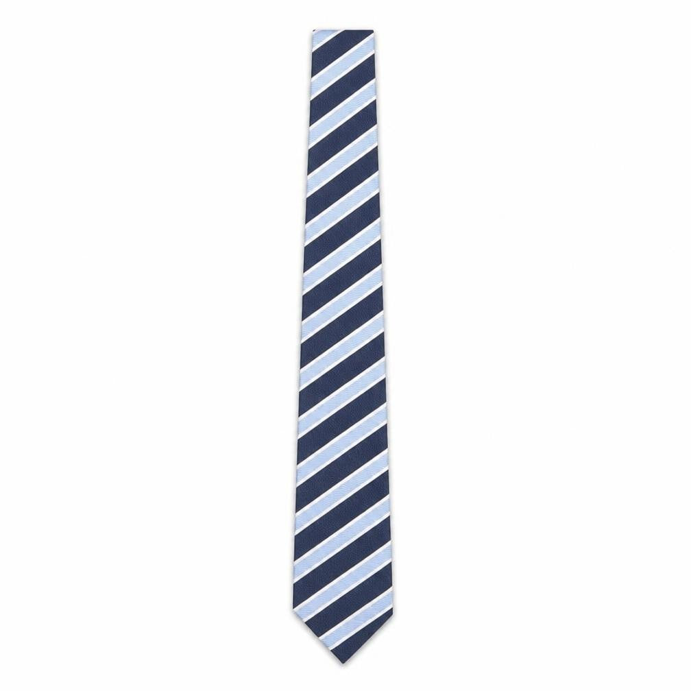 Marks & Spencer Men's Blue Silk Striped Slim Tie