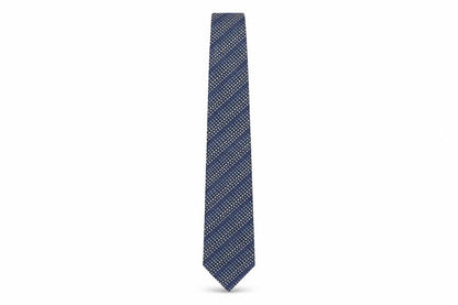 Mens TieRack Blue Geometric 100% Polyester Slim Tie