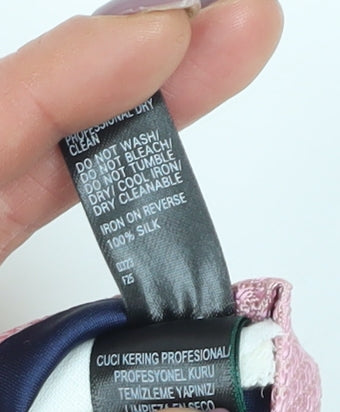 Marks and Spencer Men's Pink Silk Tie