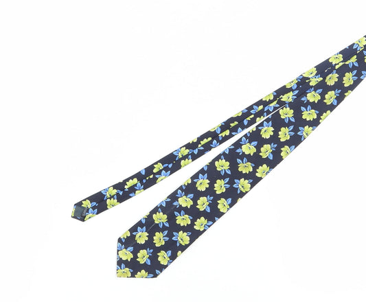 Marks & Spencer Silk Floral Tie, Multicoloured, One Size