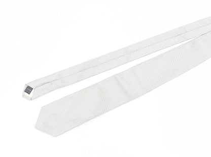 Marks and Spencer Silver Silk Men's Tie, One Size