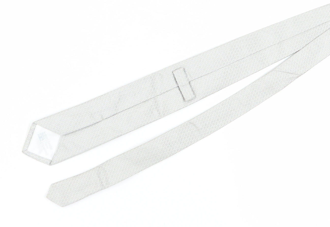 Marks and Spencer Silver Silk Men's Tie, One Size