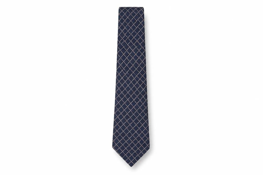 Mens Ciro Citterio Blue Plaids & Checks 100% Polyester  Tie