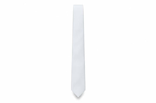 Jacques Ester Men’s Silver Slim Tie 100% Polyester