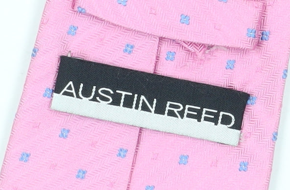 Austin Reed Pink Silk Men's Polka Dot Tie