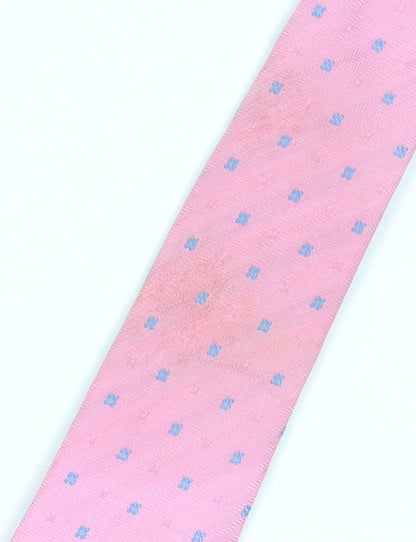 Austin Reed Pink Silk Men's Polka Dot Tie