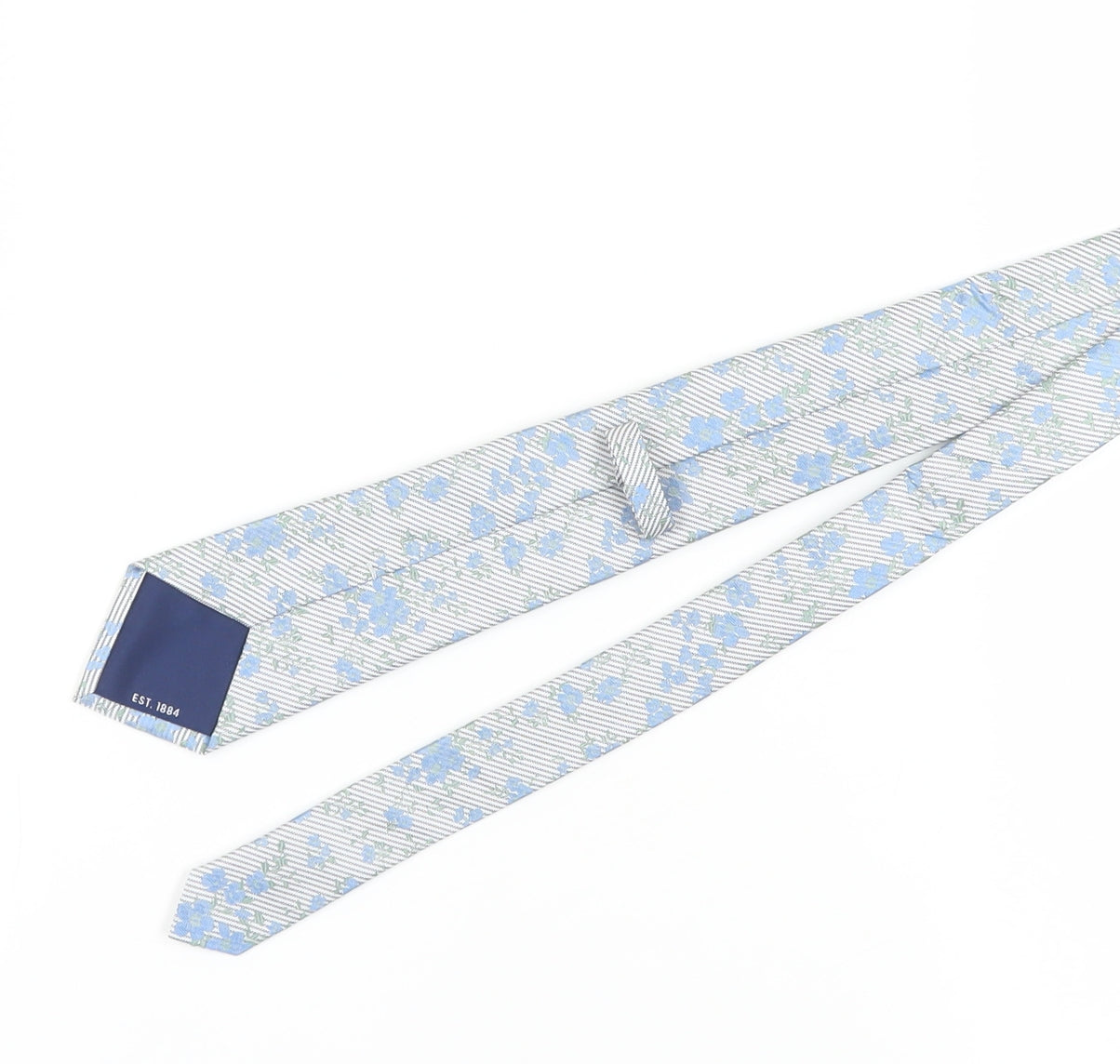 Marks and Spencer Men's Blue Silk Slim Tie