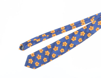 Marks and Spencer Silk Blue Floral Men's Tie
