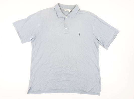 Yves Saint Laurent Men's Blue Polo Shirt 2XL