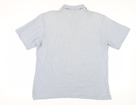 Yves Saint Laurent Men's Blue Polo Shirt 2XL