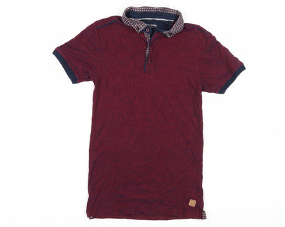 Twisted Soul Men's Red XS Polo Shirt Cotton Collared