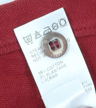 Marks and Spencer Men's Red M Polo Shirt