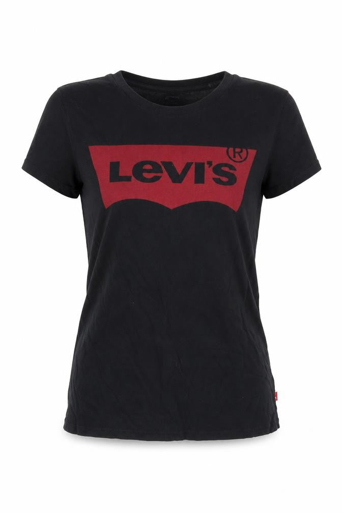 Womens UK Size XS Levi's Black Basic T-Shirt