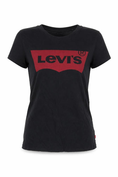 Womens UK Size XS Levi's Black Basic T-Shirt