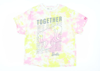 George Women's Multicoloured Barbie T-Shirt, Size L