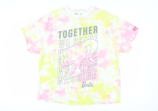 George Women's Multicoloured Barbie T-Shirt, Size L