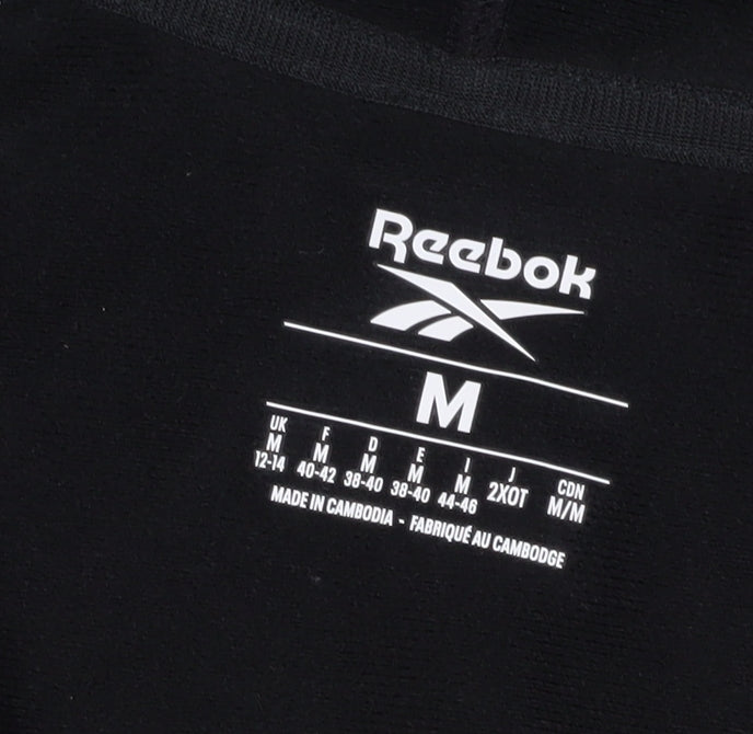 Reebok Black Unisex Full Zip Hoodie M