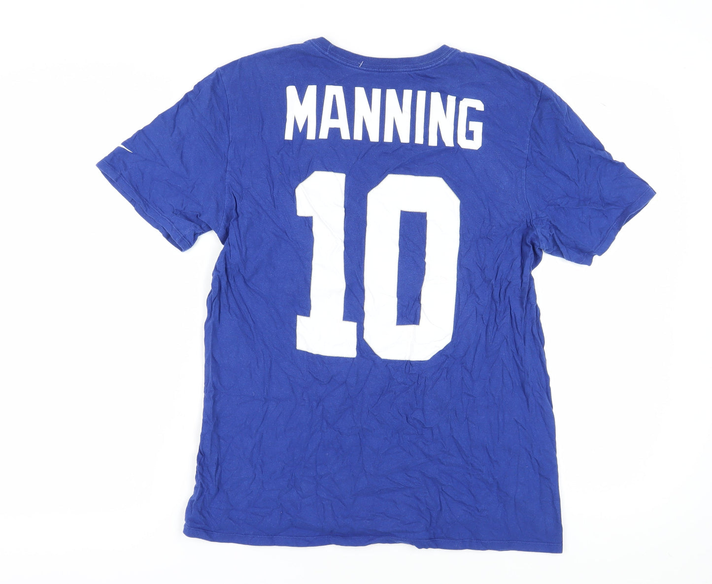 Nike Men's Blue Athletic Fit NFL Team Graphic Tee L