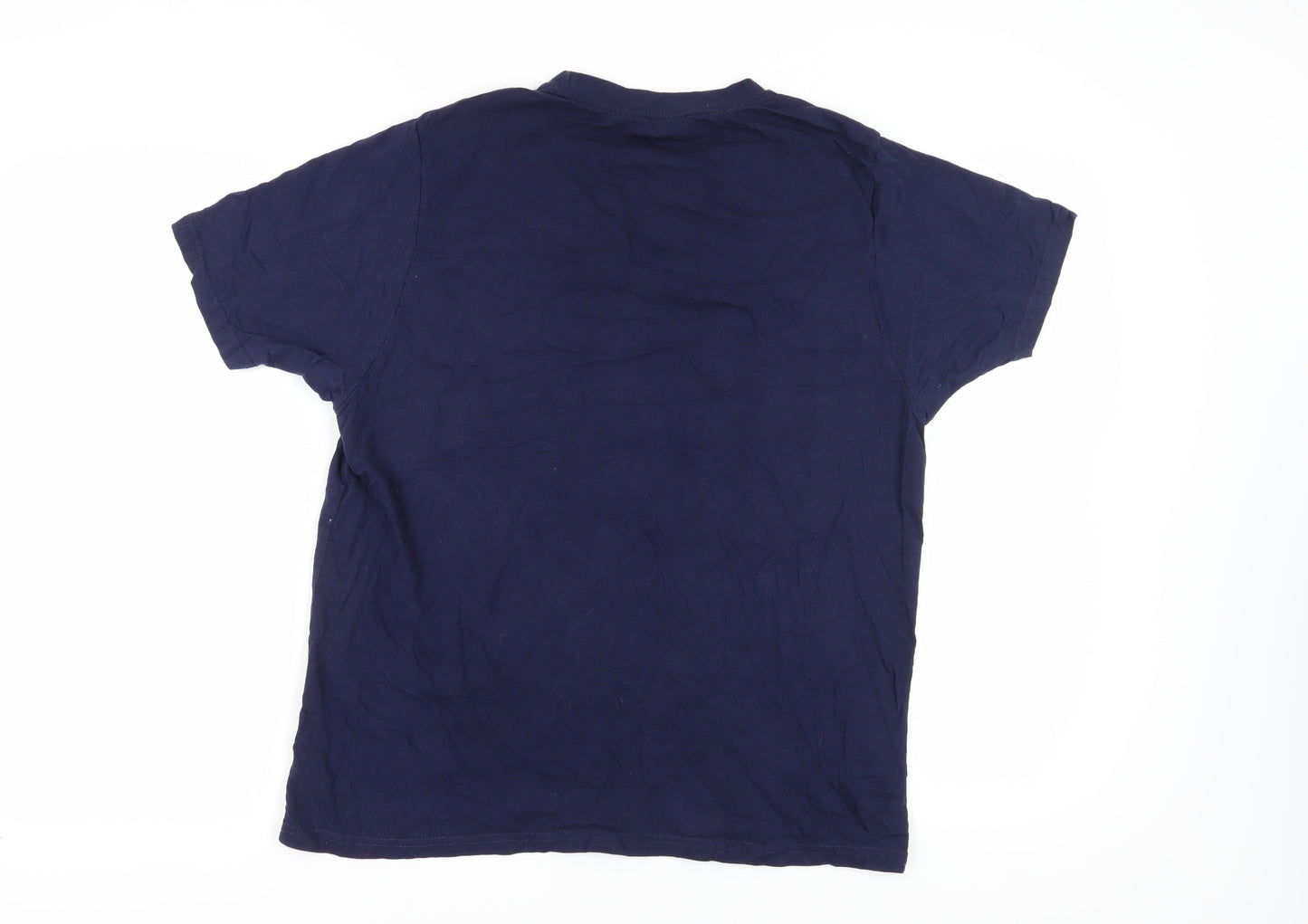Unisex Adults UK Size 16 McKenzie Blue Basic T-Shirt