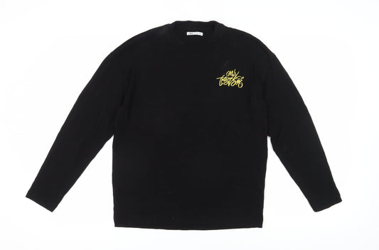 Womens UK Size S Zara Black Pullover Jumper