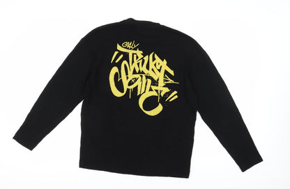 Womens UK Size S Zara Black Pullover Jumper