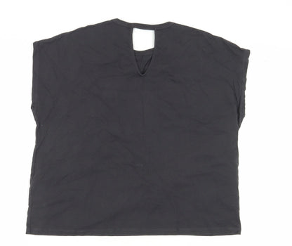 Zara Black Girls Beach Graphic T-Shirt 13-14 Years