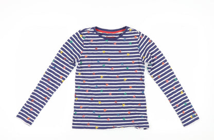 Fatface Girls Multicoloured Long Sleeve Striped T-Shirt 13Y