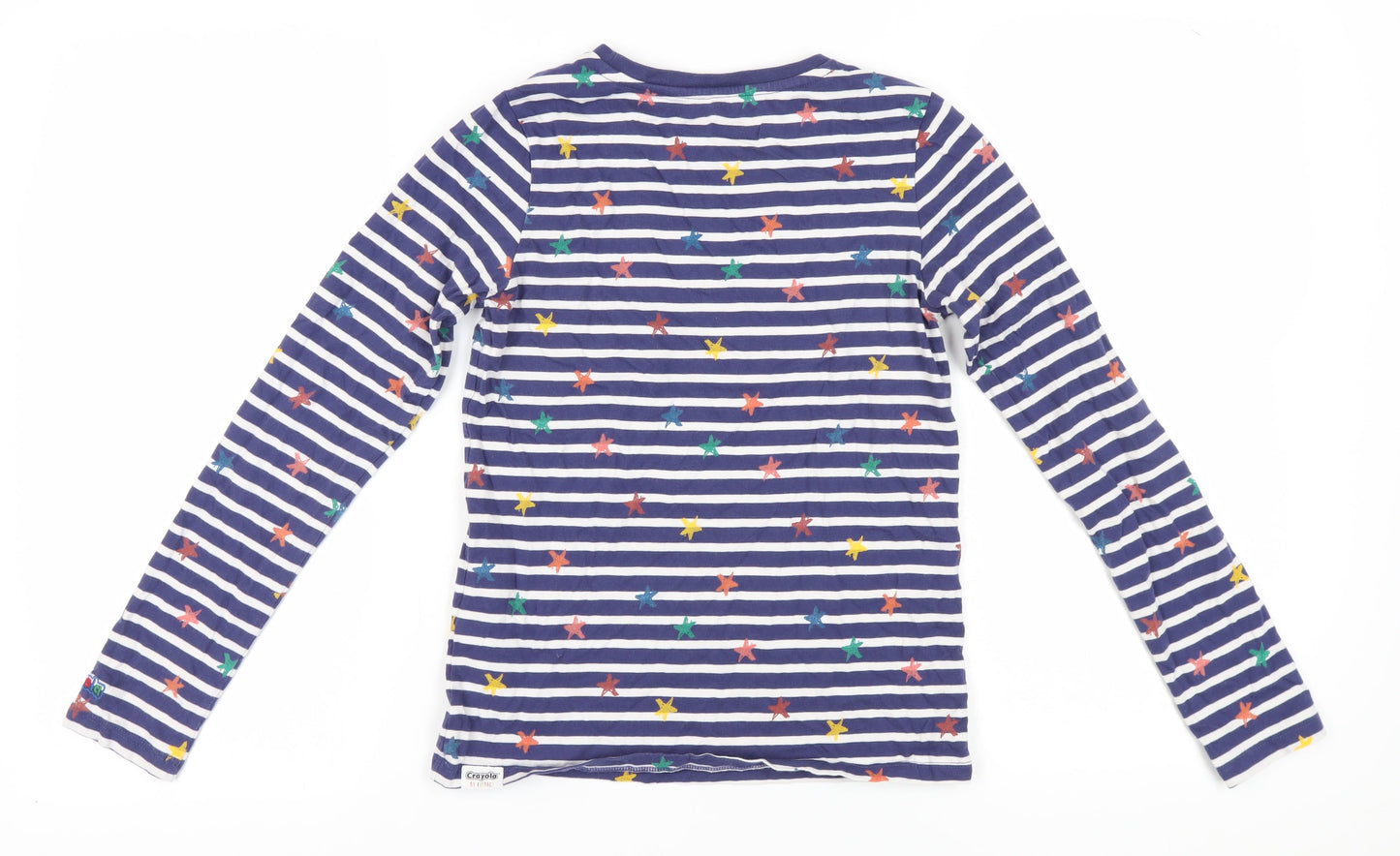 Fatface Girls Multicoloured Long Sleeve Striped T-Shirt 13Y