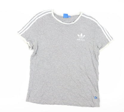 Womens UK Size 16 adidas Grey Basic T-Shirt