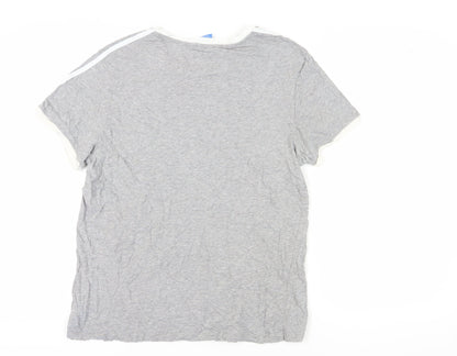 Womens UK Size 16 adidas Grey Basic T-Shirt