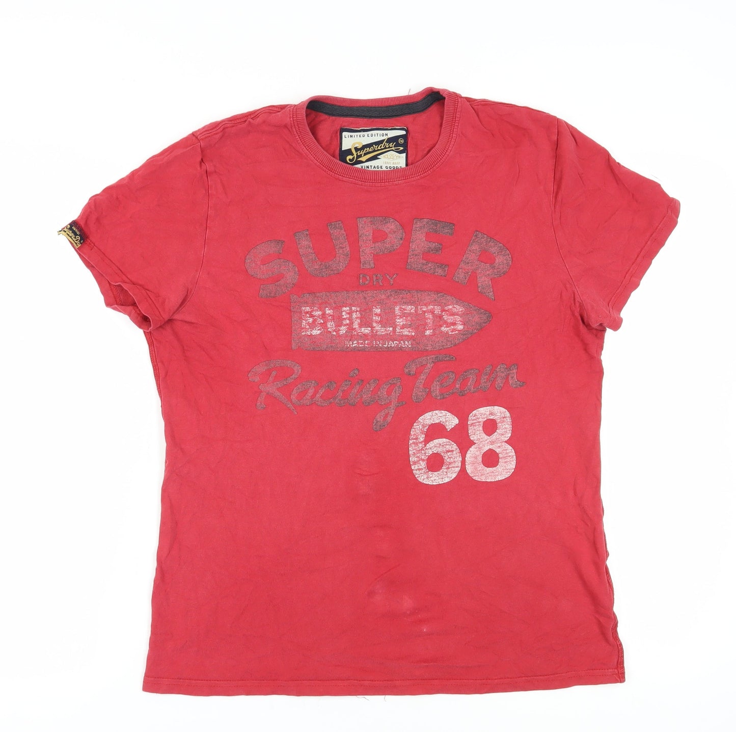 Superdry Men's Red Graphic Print T-Shirt L