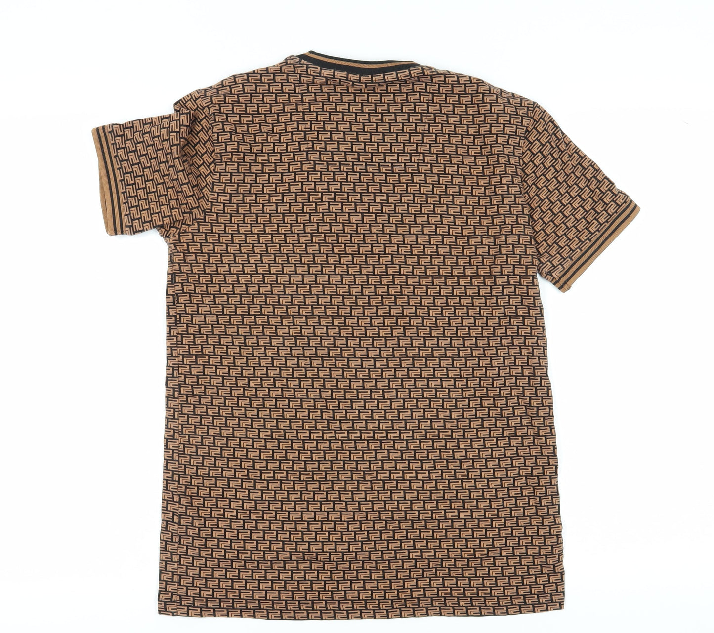 The Presidents Club Men's Brown Geometric T-Shirt, S