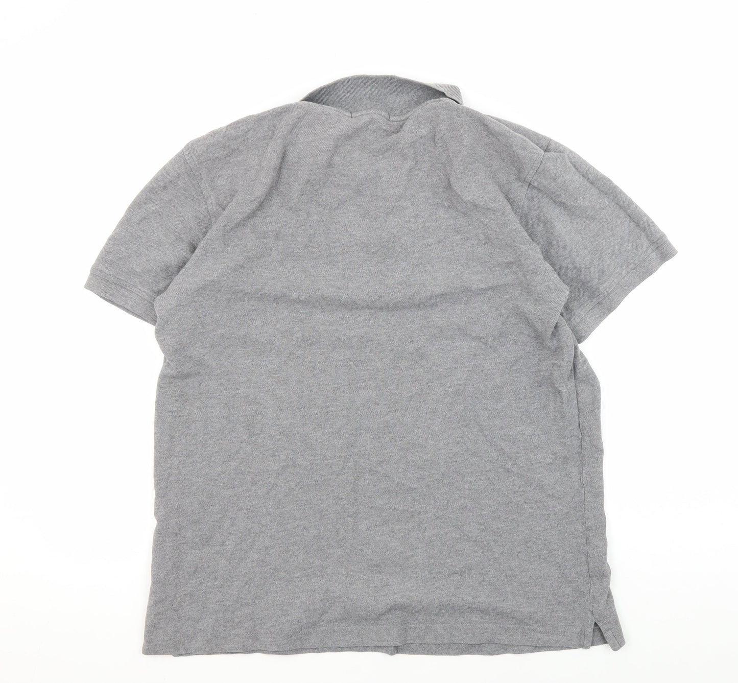 Lyle & Scott Men's Grey Polo Shirt L Size Short Sleeve