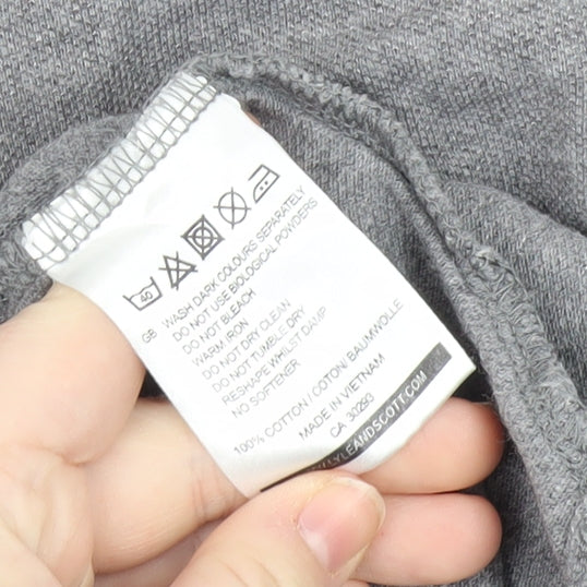 Lyle & Scott Men's Grey Polo Shirt L Size Short Sleeve