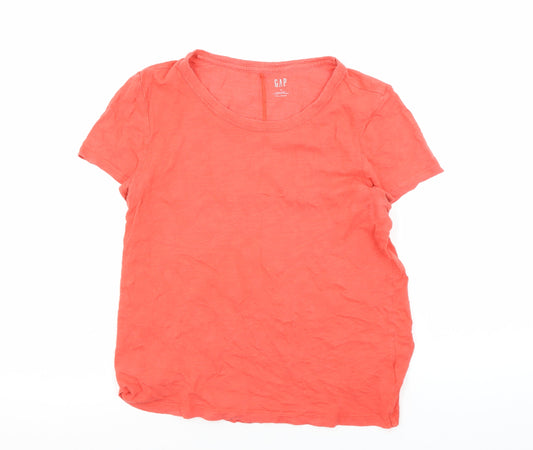 Gap Women's Red Basic T-Shirt, Size M, Casual Short Sleeve