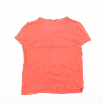 Gap Women's Red Basic T-Shirt, Size M, Casual Short Sleeve