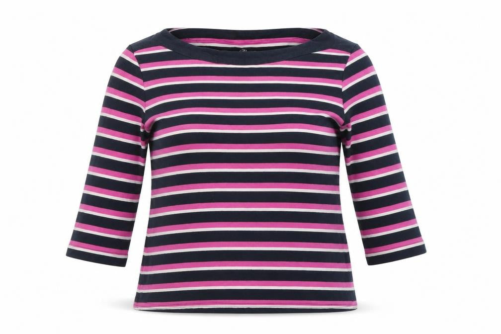 Womens UK Size 14 Peacocks Multicoloured Basic T-Shirt