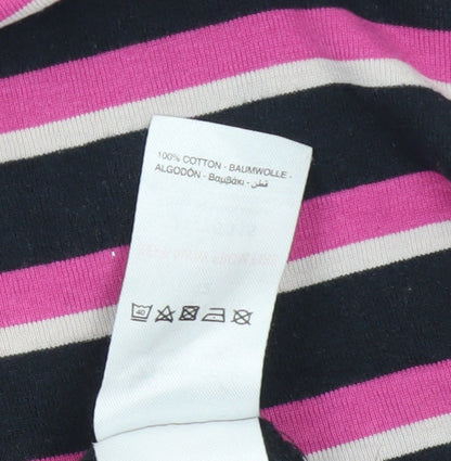 Womens UK Size 14 Peacocks Multicoloured Basic T-Shirt
