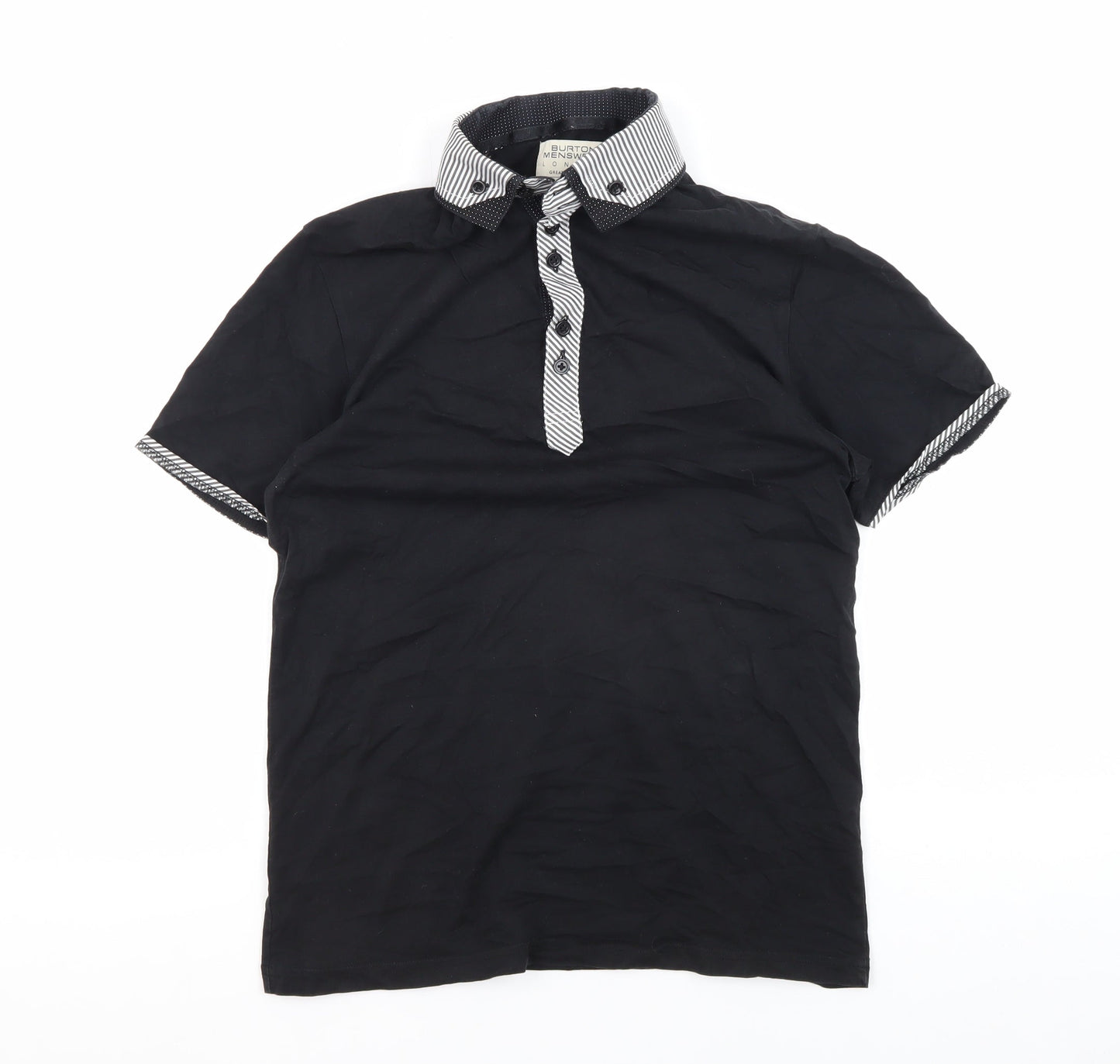 Burton Menswear Black XS Short Sleeve Polo