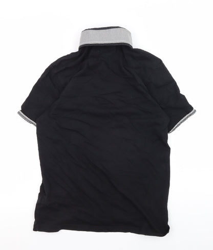 Burton Menswear Black XS Short Sleeve Polo