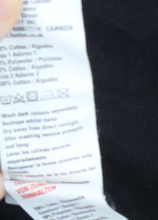 Burton Menswear Black XS Short Sleeve Polo